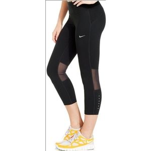 Nike Epic Run Dri-FIT Capri Leggings black size xs